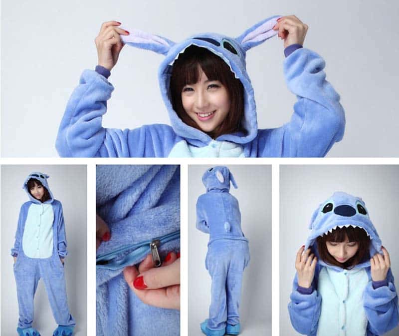 New Unicorn Onesies Unisex Stitch Kigurumi Animal Women's Pajamas Adults Winter Warm Sleepwear Anime Costumes Cartoon Jumpsuit 26