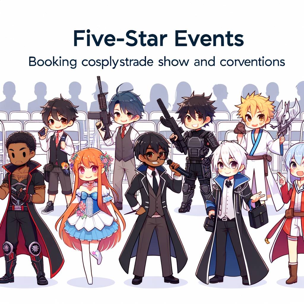 five star events cosplayer buchen fur messen und conventions